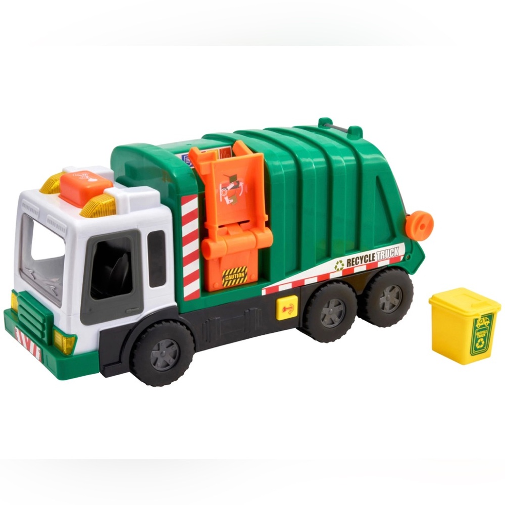 Adventure Force Plastic Recycle Truck w/Lights & Sounds Flashing Lights